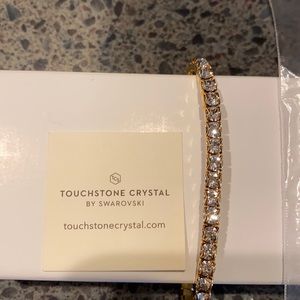 Golden Crystal stretch bracelet